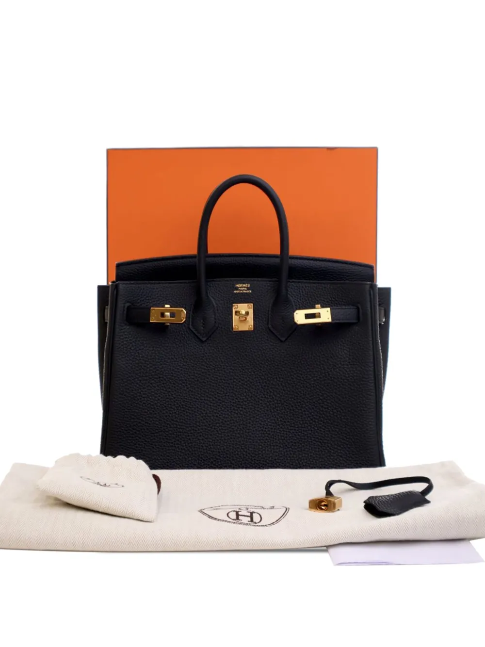 Hermès Pre-Owned 2019 Togo Birkin Retourne 25 handbag | Pre-Owned | Image 2