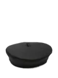 Ruslan Baginskiy pinstriped beret - Black