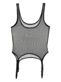 Maison Close Pure Tentation garter bodysuit - Black