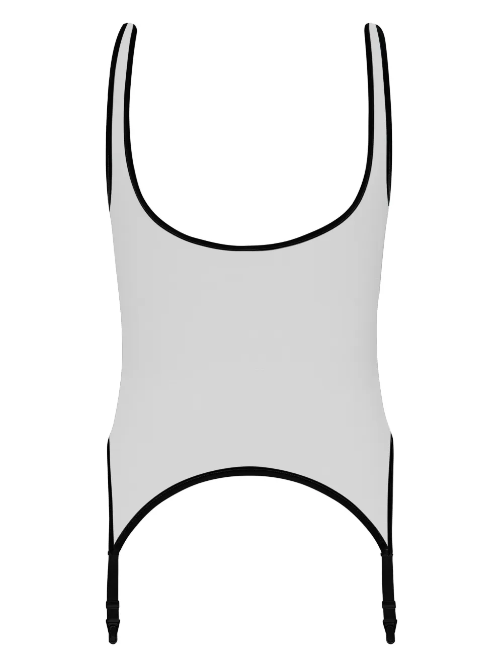 Maison Close Pure Tentation body met jarretelgordel Zwart