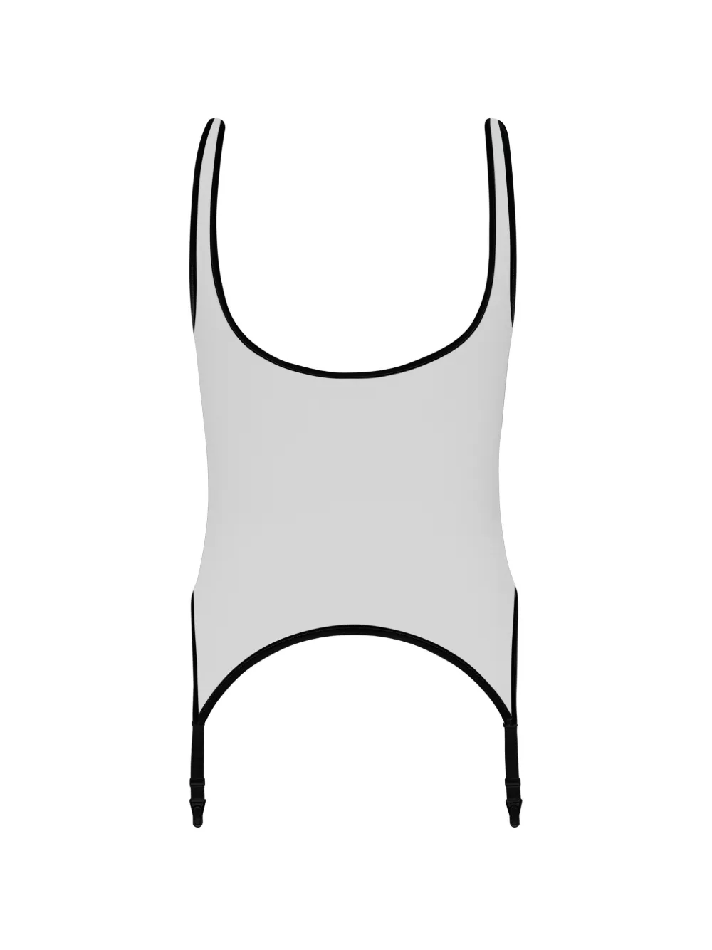 Maison Close Pure Tentation body met jarretelgordel Zwart