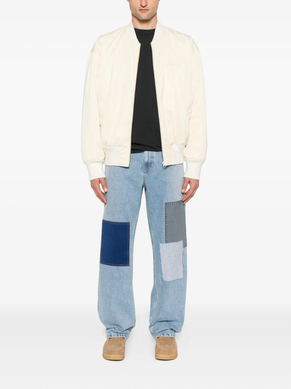 Axel Arigato Zine jeans met patchdetail Blauw