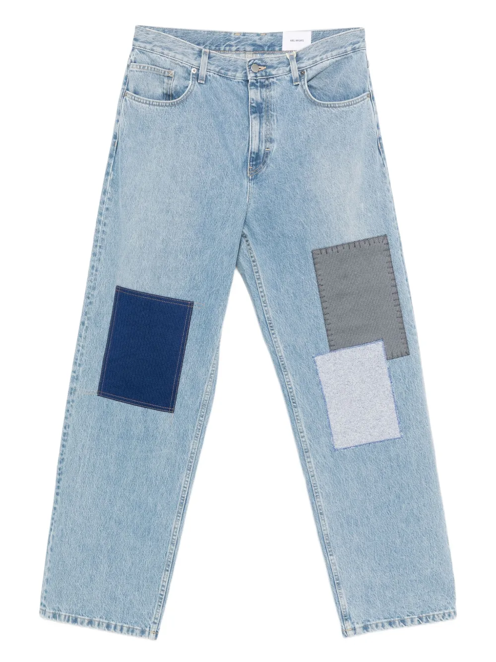 Axel Arigato Zine jeans met patchdetail Blauw