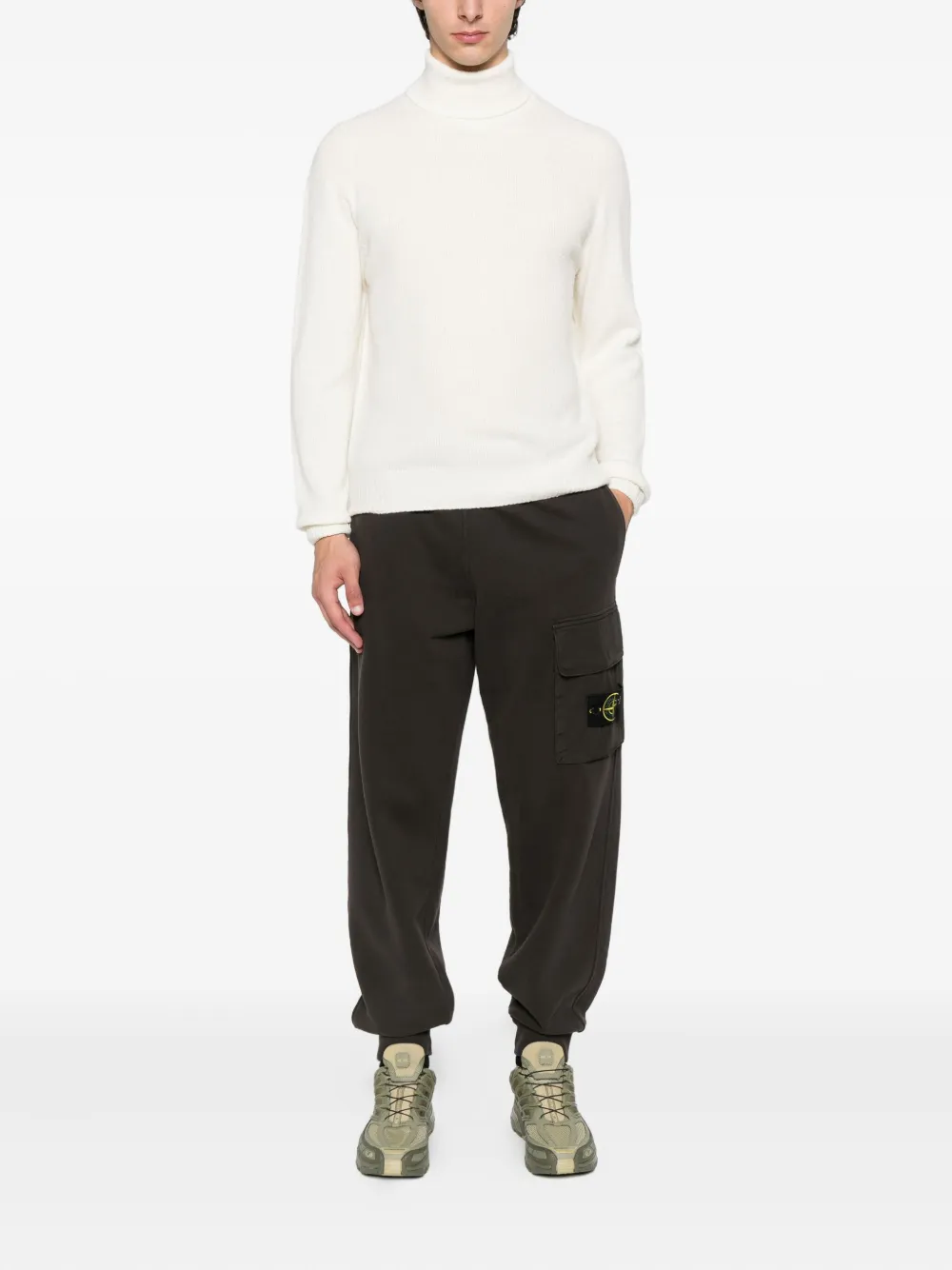 Kiton turtleneck sweater Wit