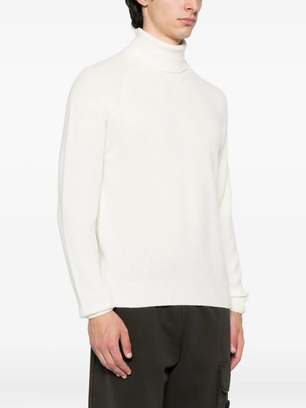 Kiton turtleneck sweater Wit
