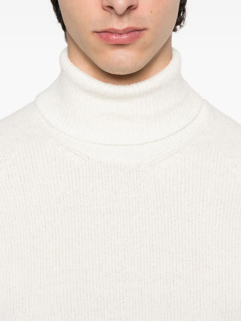 Kiton turtleneck sweater Wit