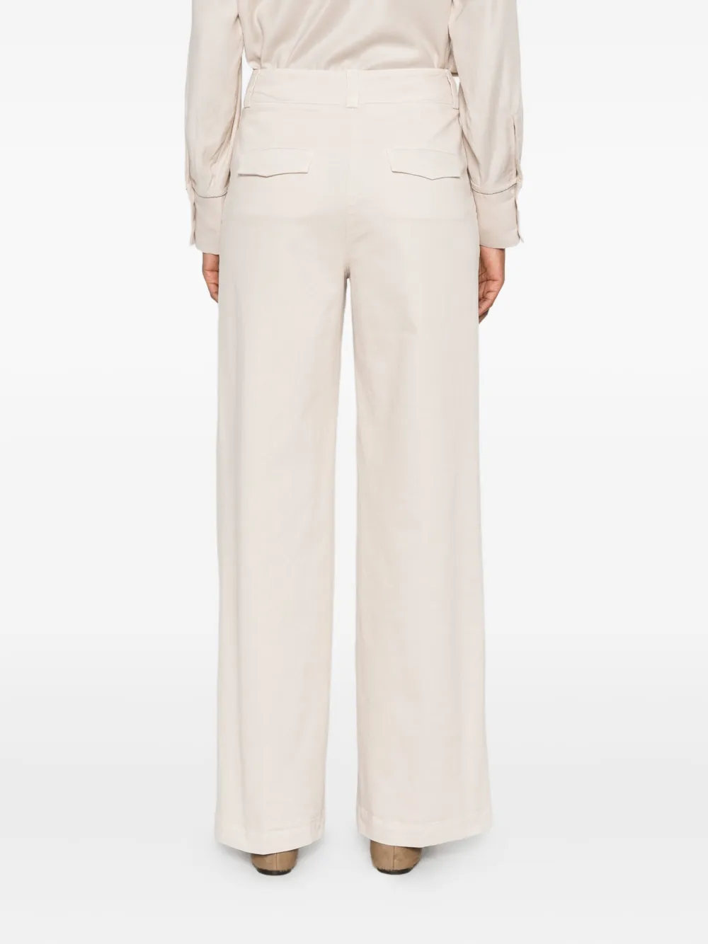 Peserico Katoenen broek Beige