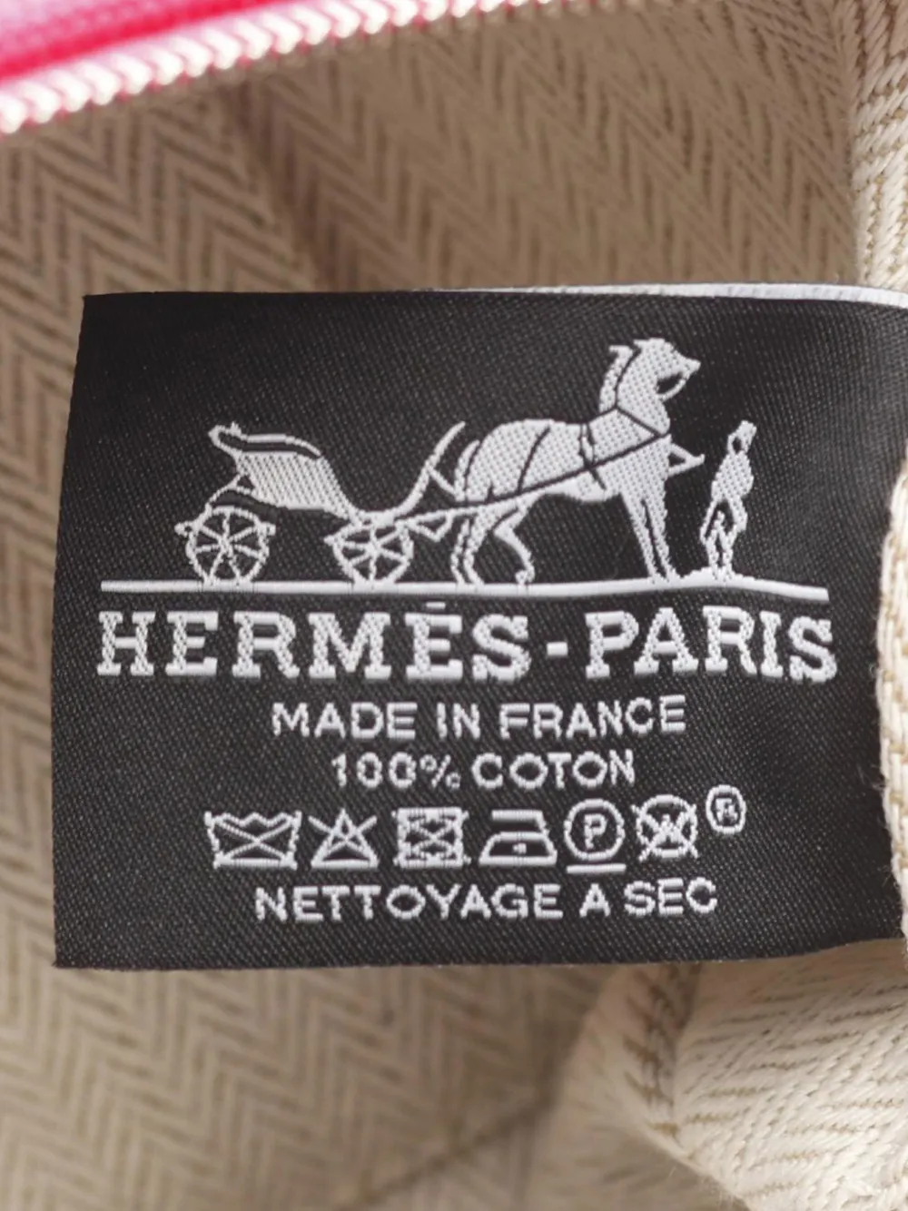 Pre-owned Hermes 2020-2025 Small Canvas Bride A Brac Vanity Bag