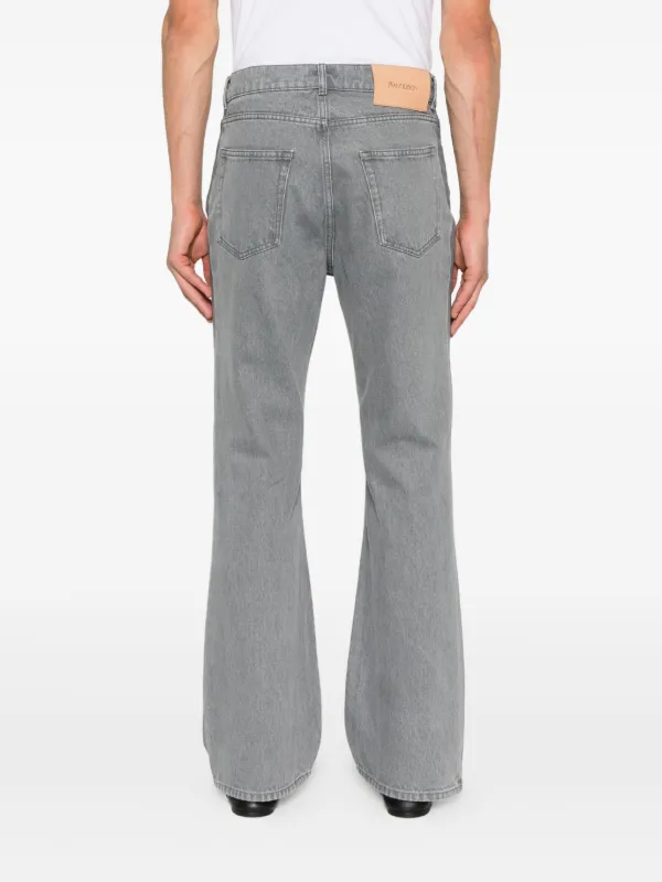 JW Anderson Bootcut Flared Jeans Grey FARFETCH JO