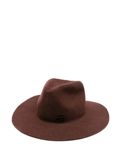 Ruslan Baginskiy felt wide-brim fedora hat