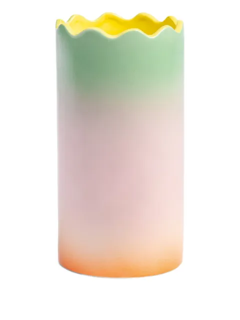 &k Amsterdam Fade scalloped vase (12cm)