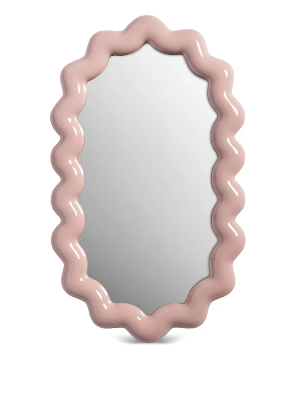 &k Amsterdam Zigzag mirror | Pink | Image 1