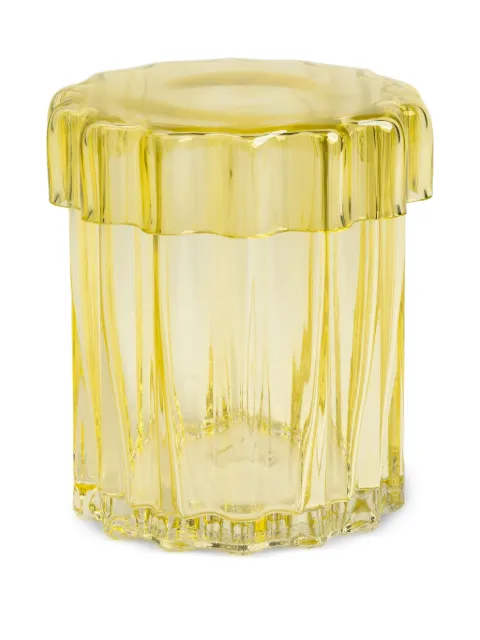 &k Amsterdam Astral fluted lidded jar (15cm x 13.5cm)