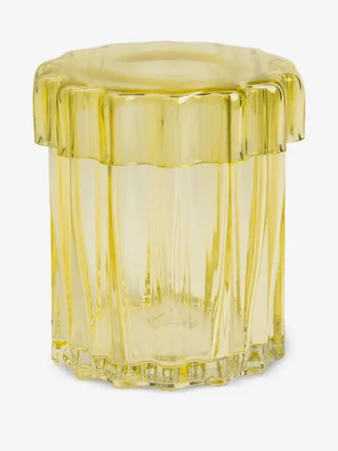 &k Amsterdam Astral fluted lidded jar (15cm x 13.5cm)