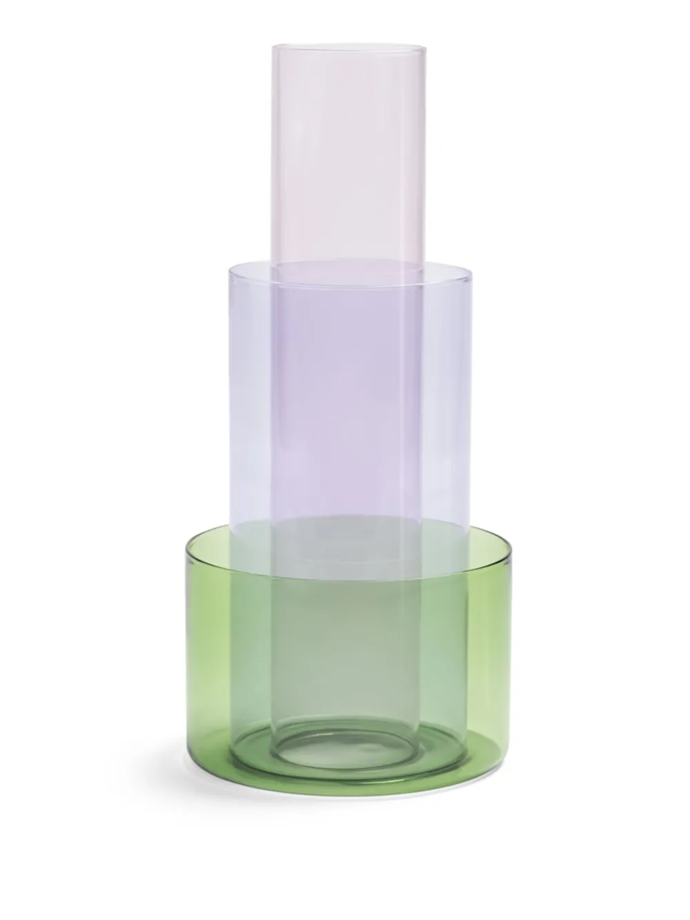 & k Amsterdam large Amphi vase (32,5cm x 14,5cm) - グリーン & k Amsterdam large Amphi vase (32,5cm x 14,5cm) - グリーン