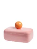&k Amsterdam Orb lidded jar (23cm x 17cm) - Pink