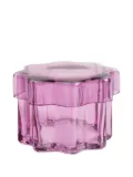 &k Amsterdam Astral flower-shaped jar (16cm) - Pink
