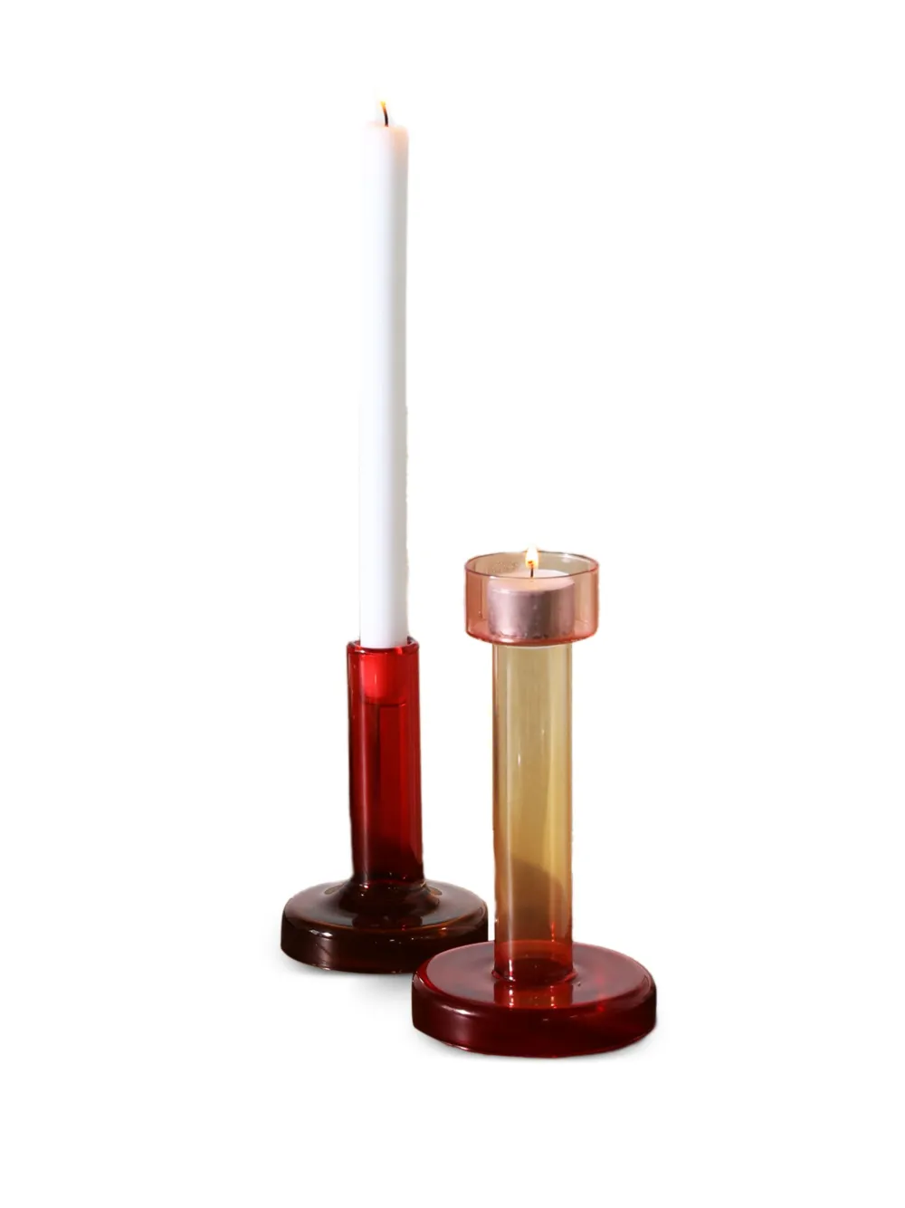  &k Amsterdam Bole Candle Holder - Neutrals 
