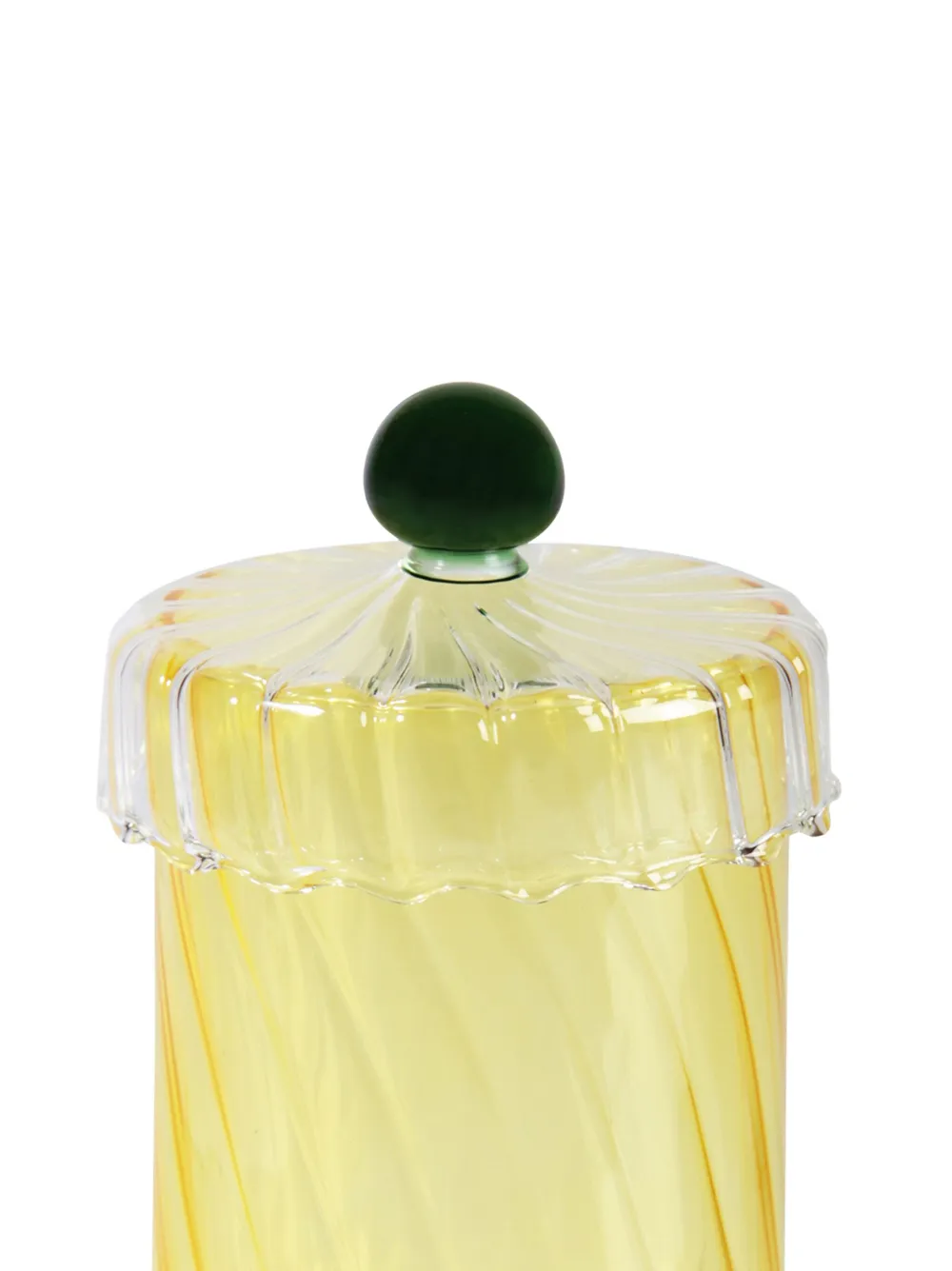&k Amsterdam Spiral glass jar (9.5cm) | Glassware | Image 2
