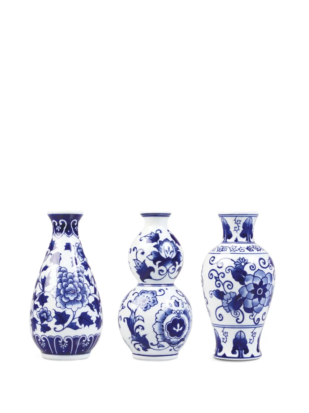 &k Amsterdam Dutch Selight vases (set of three) | White | Image 1