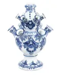 &k Amsterdam Tulip Pyramid'vase - White