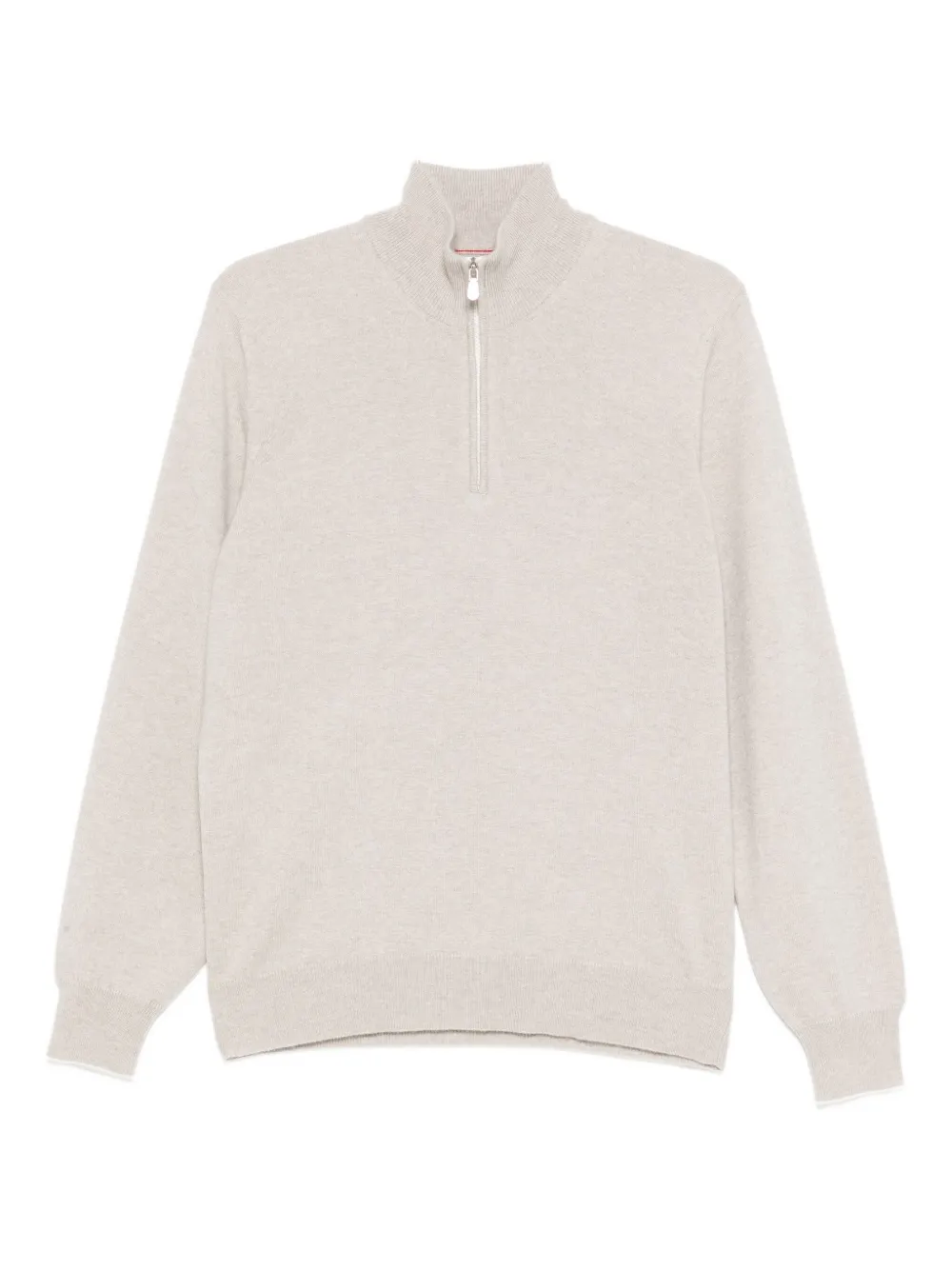 Brunello Cucinelli zip-up sweater Beige