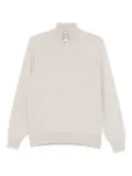 Brunello Cucinelli zip-up sweater - Neutrals