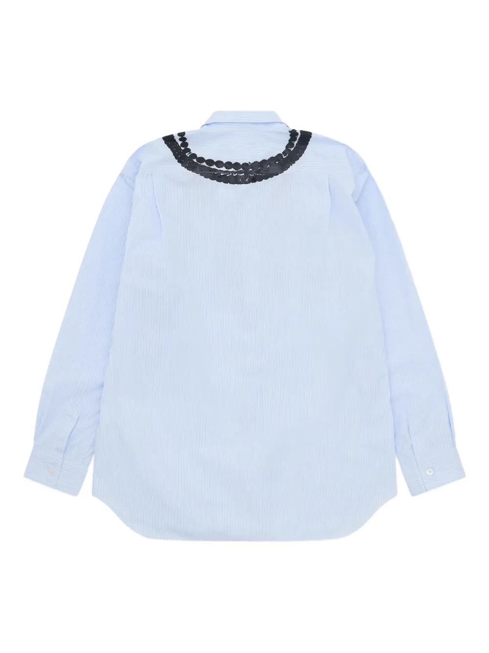 Comme Des Garçons Shirt x A$AP Nast Chain pinstripe shirt - Blauw