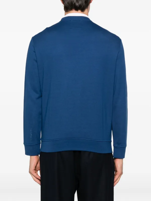 Emporio Armani ロゴ スウェットシャツ | ブルー | FARFETCH JP