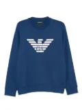 Emporio Armani eagle-logo sweatshirt - Blue