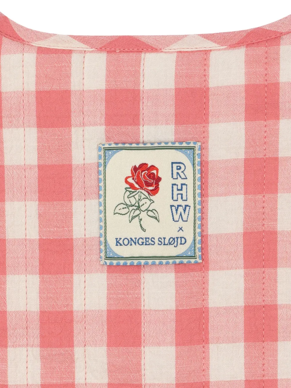 Konges Sløjd Jack met gingham ruit Roze