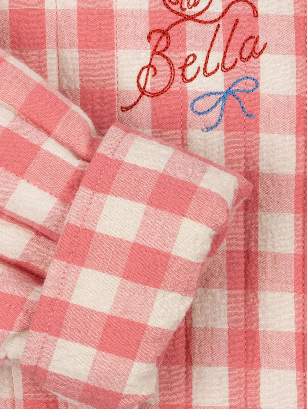 Konges Sløjd Jack met gingham ruit Roze