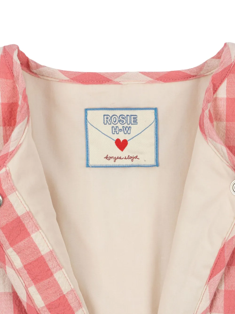 Konges Sløjd Jack met gingham ruit Roze