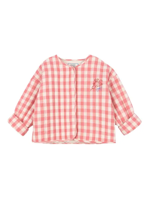 Konges Sløjd gingham-print jacket