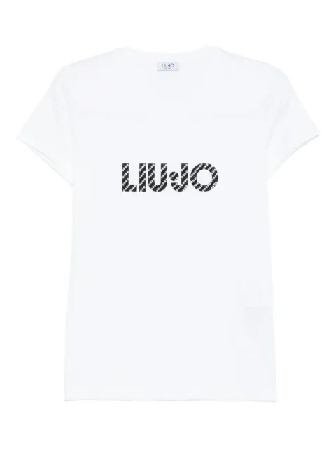 LIU JO logo-embellished cotton T-shirt
