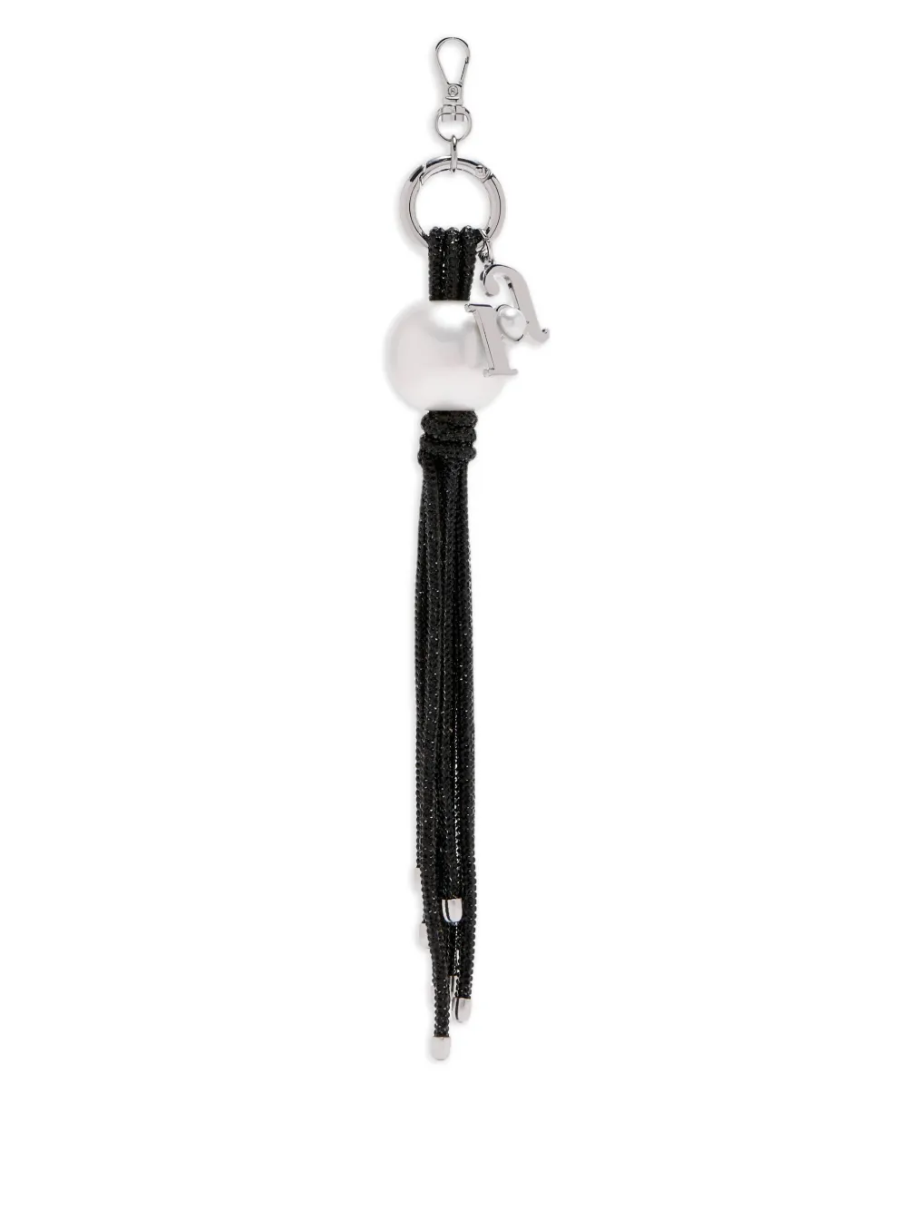 Rosantica Ostrica crystal-embellished bag charm | Black | Image 1