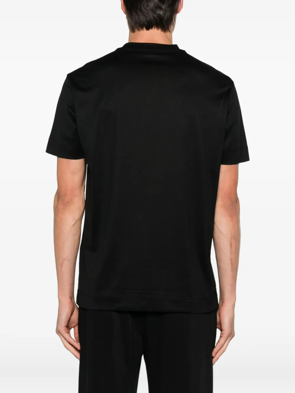 Emporio Armani T-shirt met logoprint Zwart