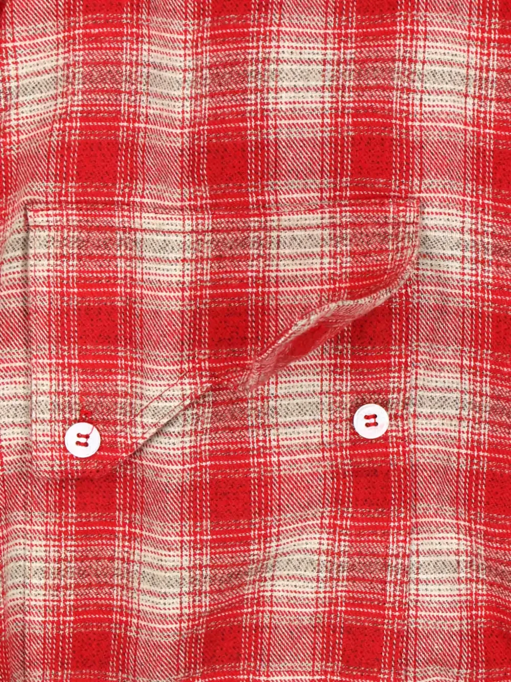 RHUDE Geruit overhemd Rood