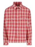 RHUDE checked shirt - Red