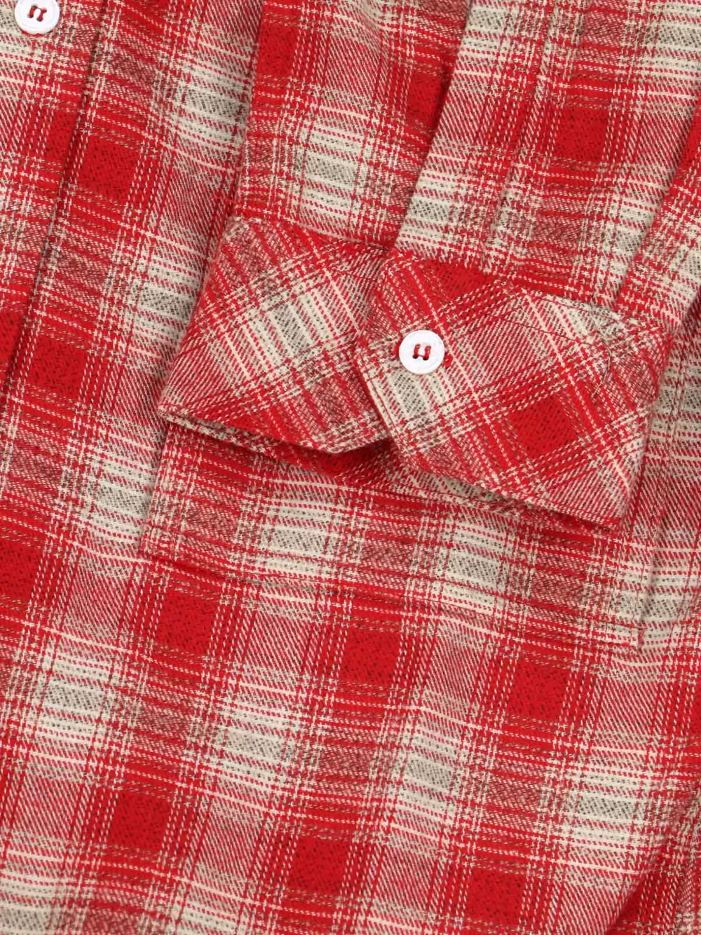 RHUDE Geruit overhemd Rood