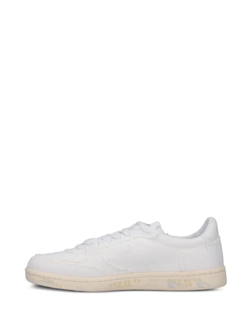 Premiata BSKT Clayd frayed-detail sneakers White
