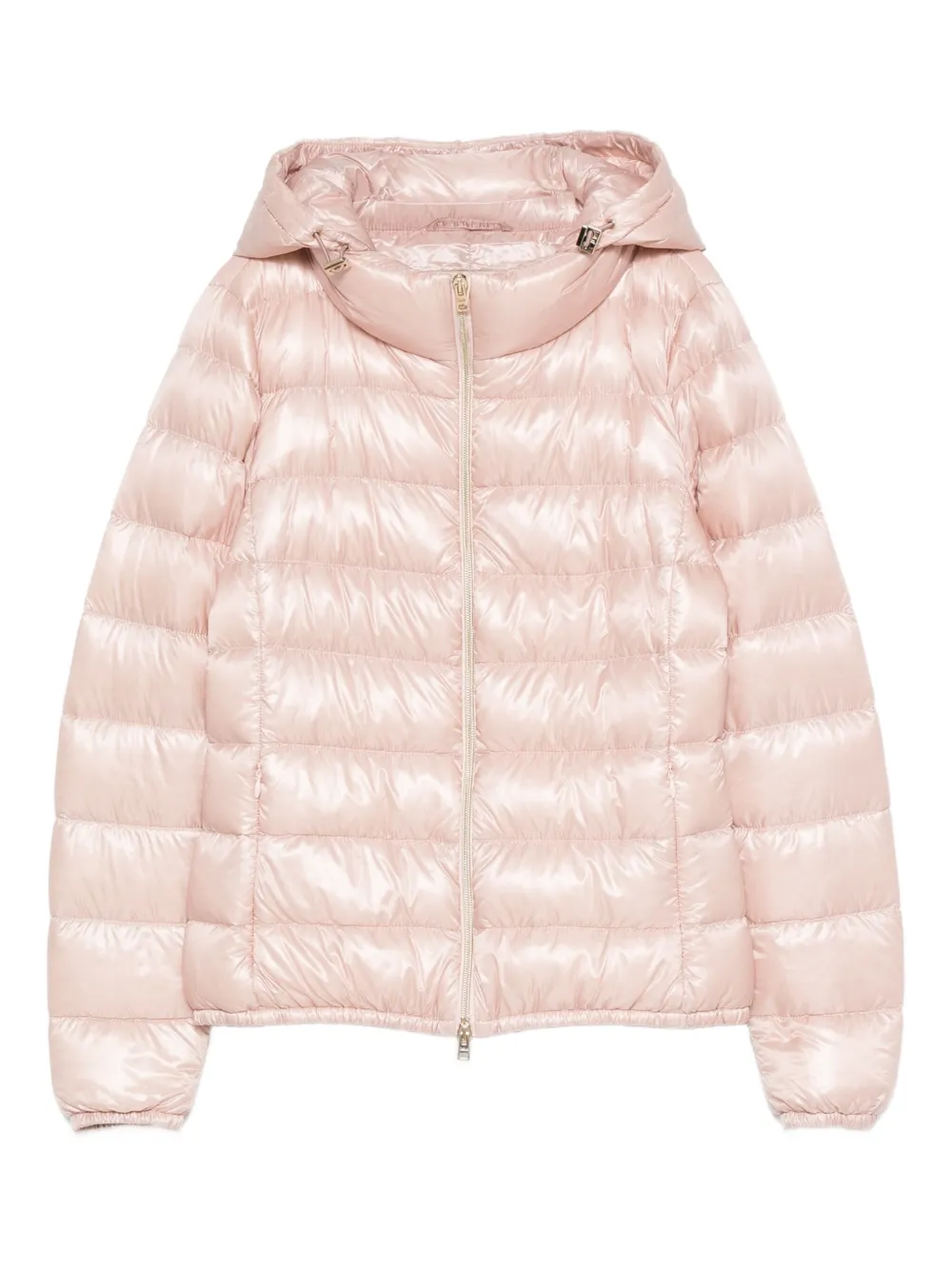Herno Gevoerd jack met capuchon Roze