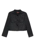 Max Mara sequin-embellished jacket - Blue