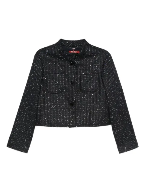 Max Mara sequin-embellished jacket