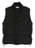 Stone Island quilted panelled vest - Black