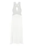MARIUCCIA MILANO cross-back maxi dress - White