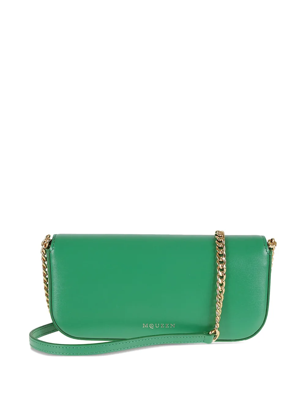 Alexander McQueen Skull Flower crossbodytas Groen