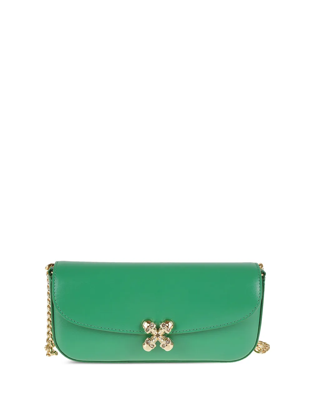 Alexander McQueen Skull Flower cross body bag | Green | Image 1