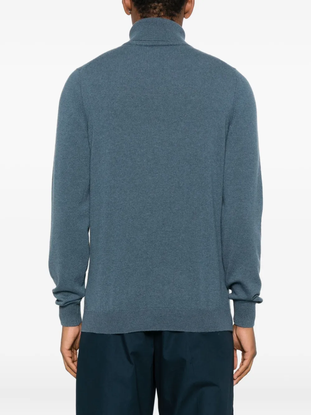 Fedeli turtleneck cashmere sweater Blauw