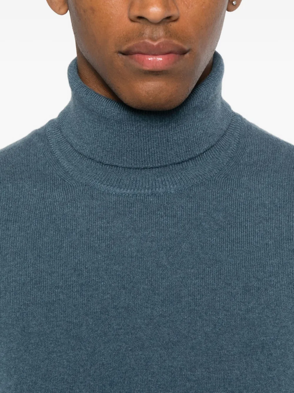 Fedeli turtleneck cashmere sweater Blauw